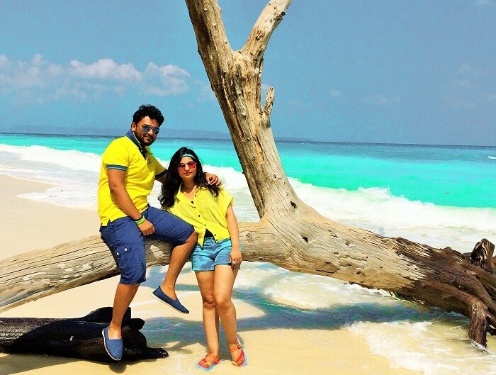 Andaman and Nicobar islands couple