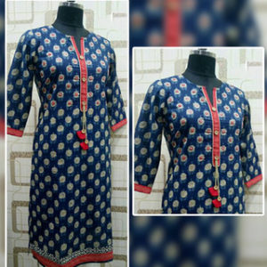 Blue cotton Kurti