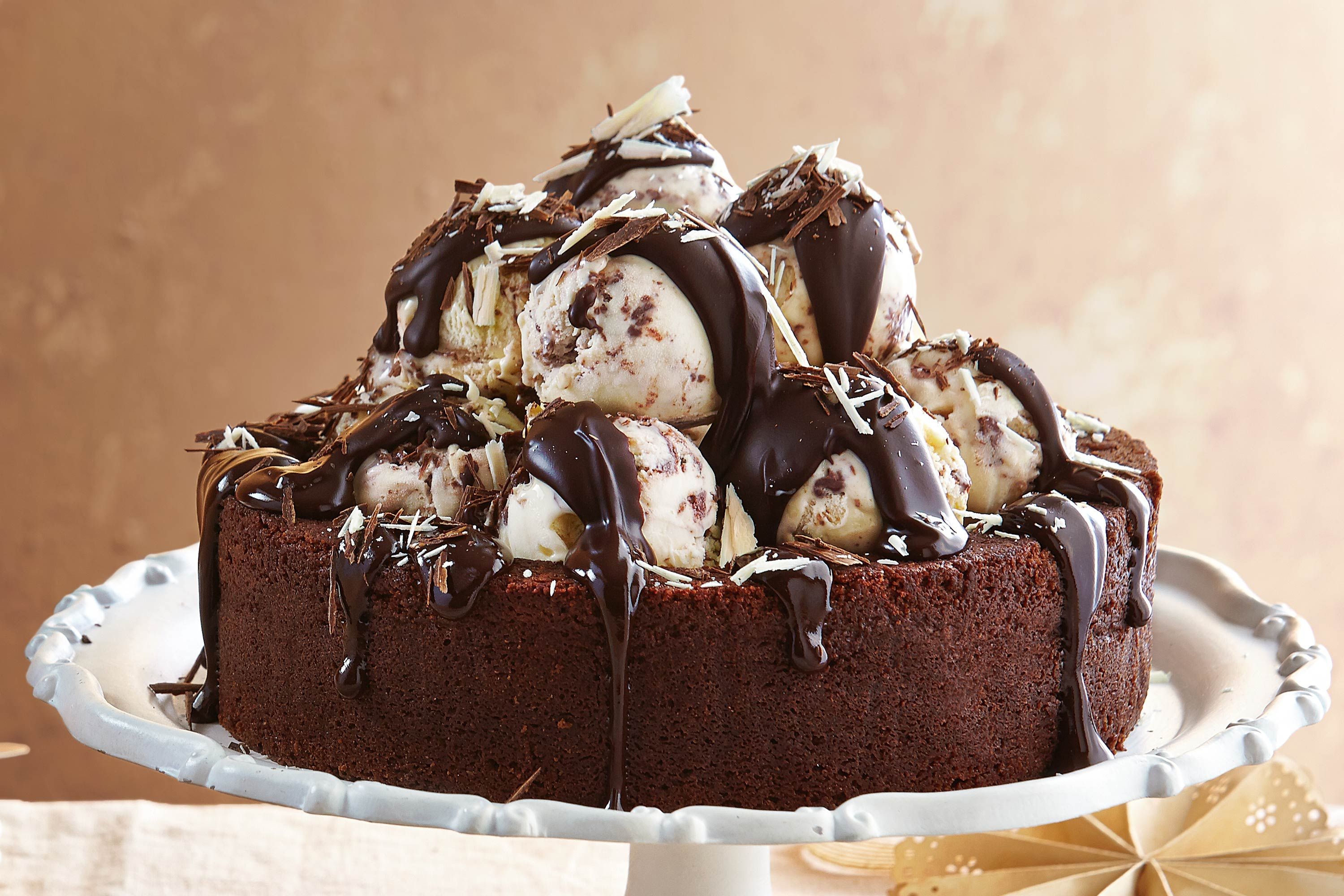 chocolate coffee cream cake