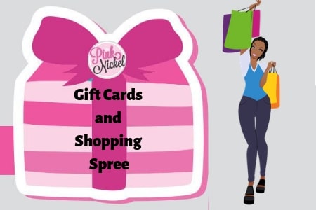 Gift cards and shopping spree