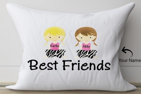 personalised pillow for friend