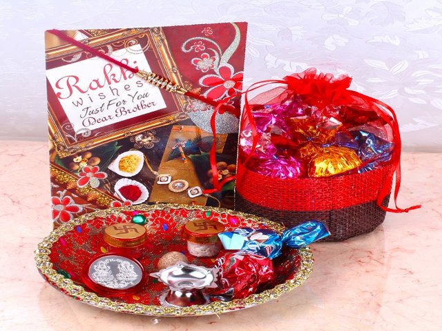 Personalized Rakhi Gift Basket