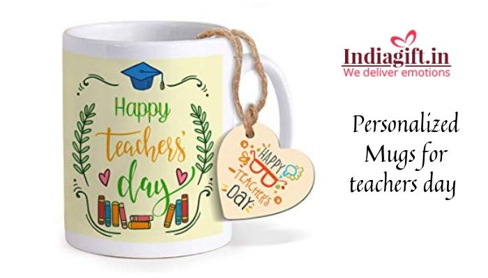 Persoanlized mugs for teachers day