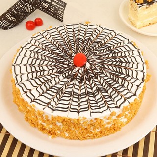 BuySend Flavorous Butterscotch Cake Half kg Online Winni  Winniin