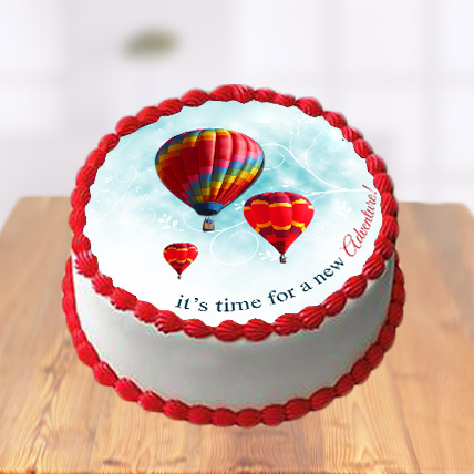It's-time-for-new-adventure-photo-cake