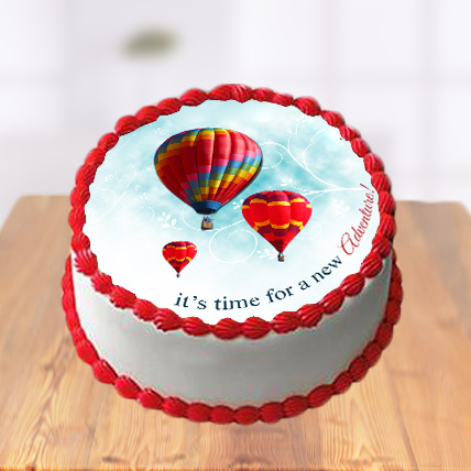 It's-time-for-new-adventure-photo-cake