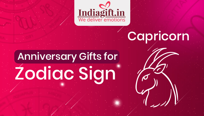 Anniversary Gifts for Zodiac Sign Capricorn - Indiagift