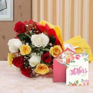 mother day mix flowers in India