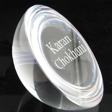 Personalized Decision Paperweight