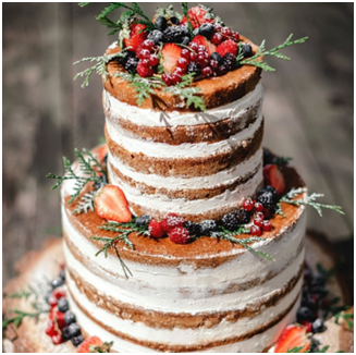 Rustic wedding cakes