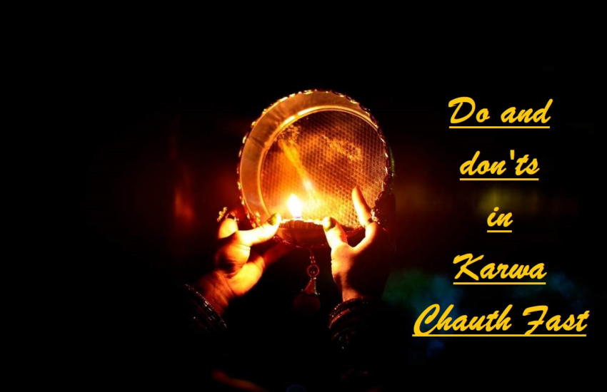 Do or dont on Karwa Chauth