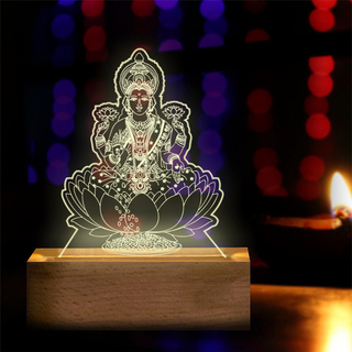 Glowing Mahalakshmi Lamp