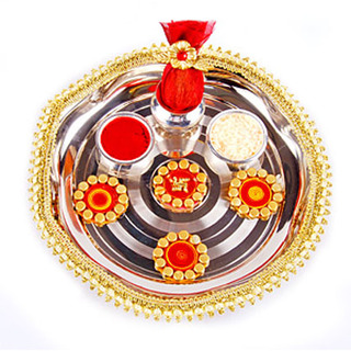 Diwali Pooja thali