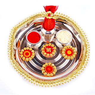 Diwali Puja thali
