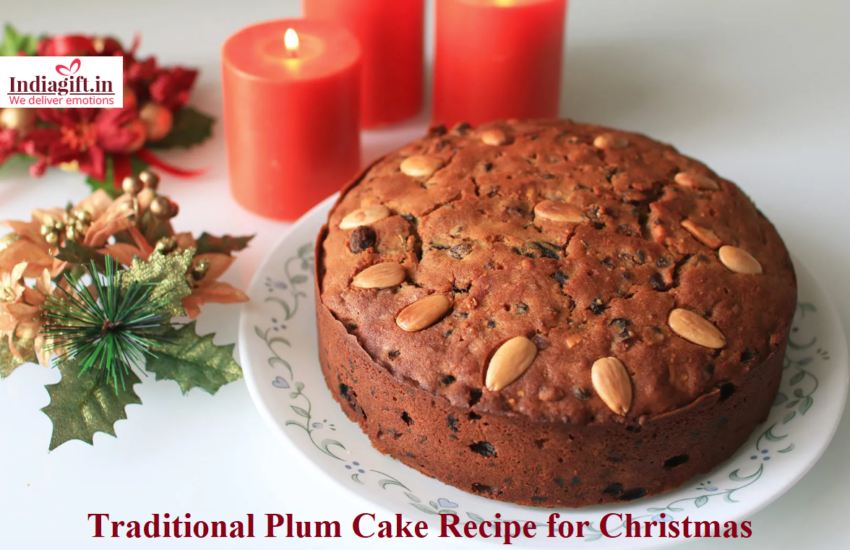 Christmas plum cake