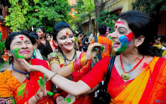 Holi celebrations