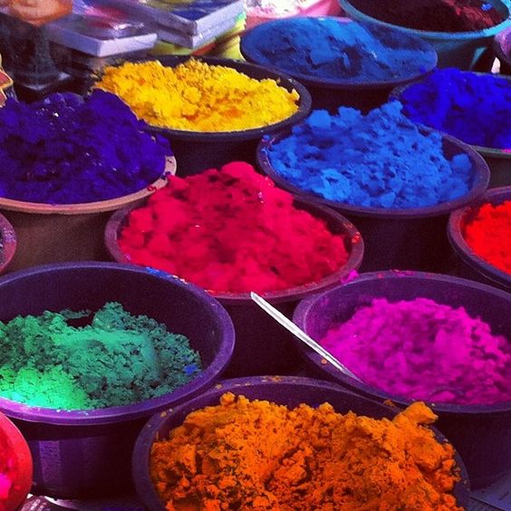 Organic gulal for Holi