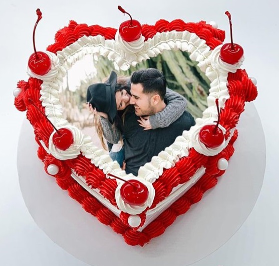 Personalized Cake for Valentine