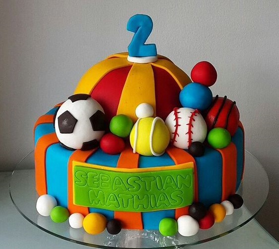 Sports Cake for kids birthday