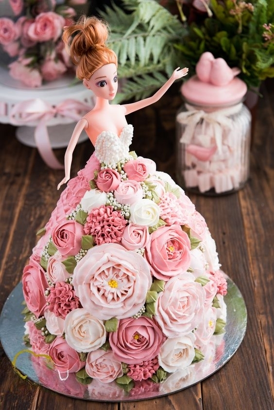 Pink Barbie Cake | Barbie birthday cake, Barbie cake, Barbie cupcakes-sgquangbinhtourist.com.vn