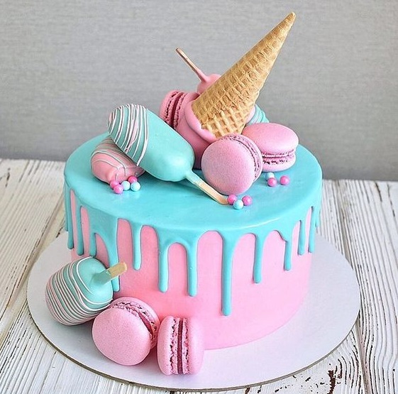 Birthday Cakes for Kids- Ice Cream Cone Cake