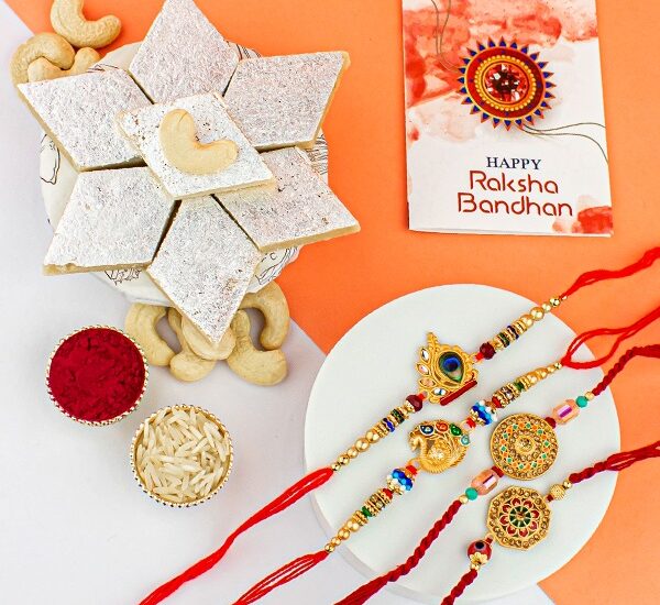 Rakhi with Sweets