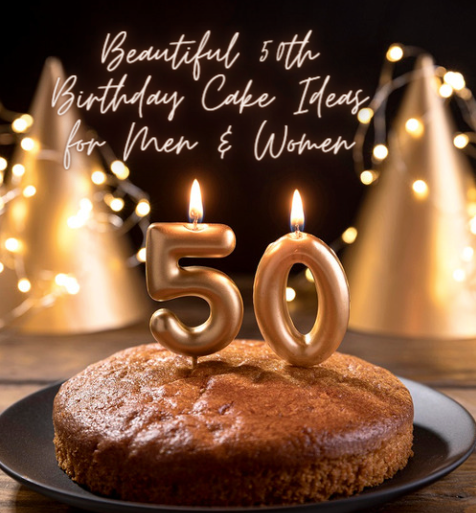 Beautiful 50th Birthday Cake Ideas for Men & Women