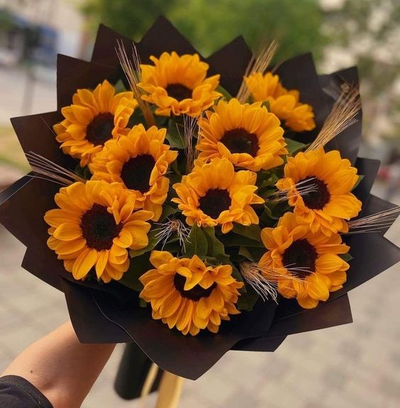 Sunflowers bouquet