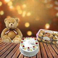 Cake, Chocolate and Teddy