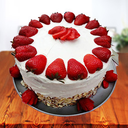 Premium Strawberry Cake from 5 Star