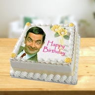 Mr. Bean Photo Cake