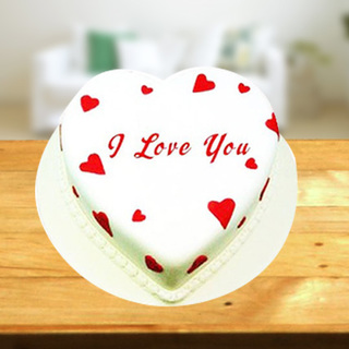 Heart Fondant Cake