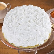 White Roses Ombre Cake