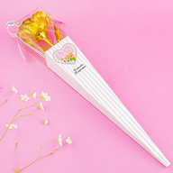 Beautiful Golden Metal Rose