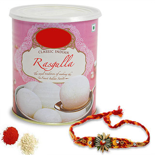 Rasgulla Tin with Rakhi