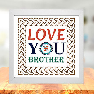 Love You Brother Photo Frame