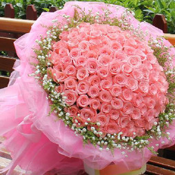 Pink Roses Bouquet Large