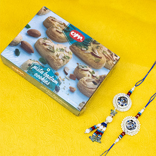 Bhaiya Bhabhi Rakhi with Cookies
