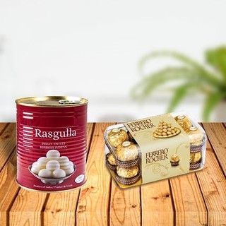 Ferrero Rocher with sweets