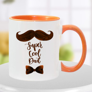 Orange Super Cool Dad Mug