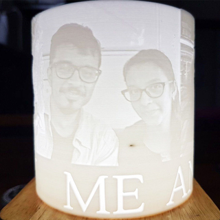 Personalised Lithophane Lamp