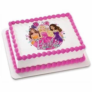 Barbie Photo Cake