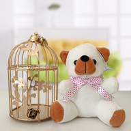 Love Cage- Teddy with Cage