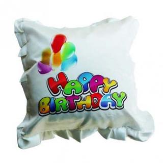 Happy Birthday Square Cushion