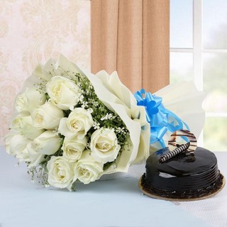 Sinful Roses & Choco Combo