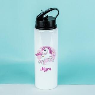 Unicorn Personalised Name Sipper