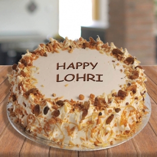 Lohri Celebration Butterscotch Cake