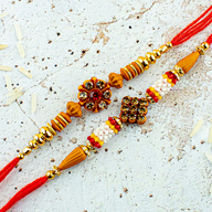 Special Beads Rakhi Set