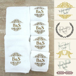 Personalised Monogrammed Towel Set