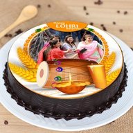 Personalised Lohri Celebration Cake